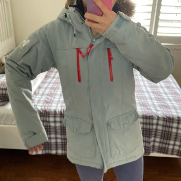 Helly Hansen light blue winter parka/ jacket XS - Picture 5 of 5
